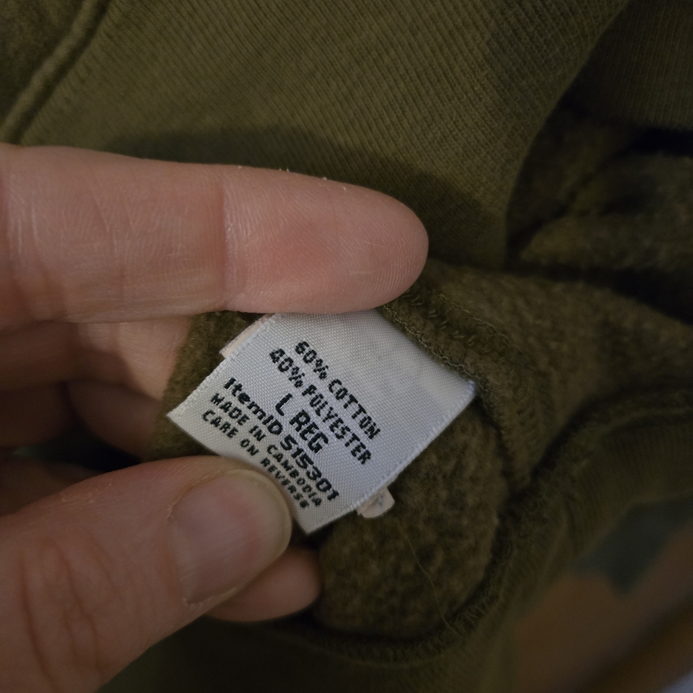 L.L. Bean X Peanuts Hoodie Size Large Green Snoopy Woodstock Hiking Sweatshirt - Picture 5 of 7